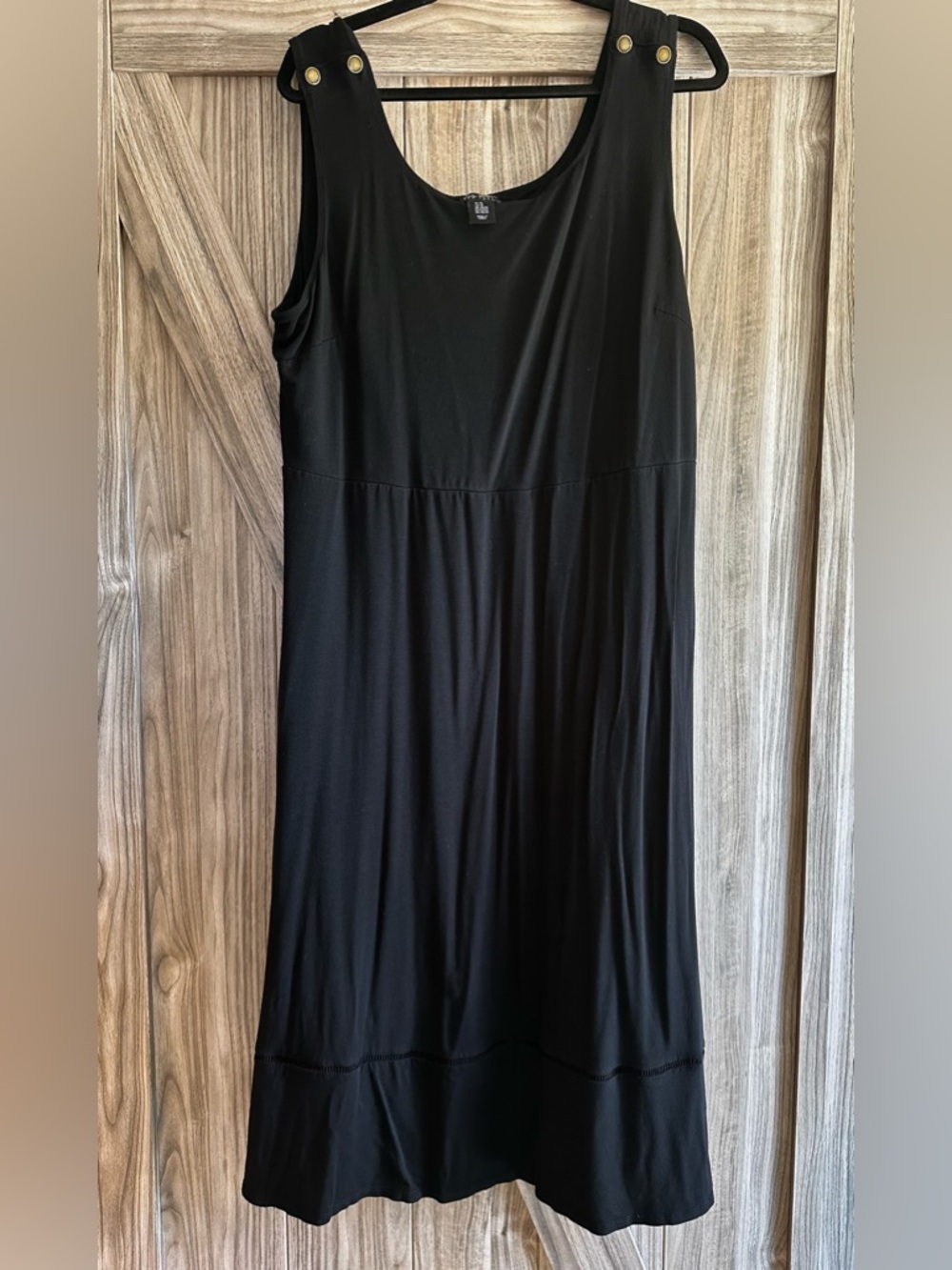Buy 2 Get 1 Free! Nicole Miller NY Sleeveless Black Midi Summer Dress Size 3X